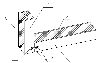 Adsorption and connection device for light steel keel