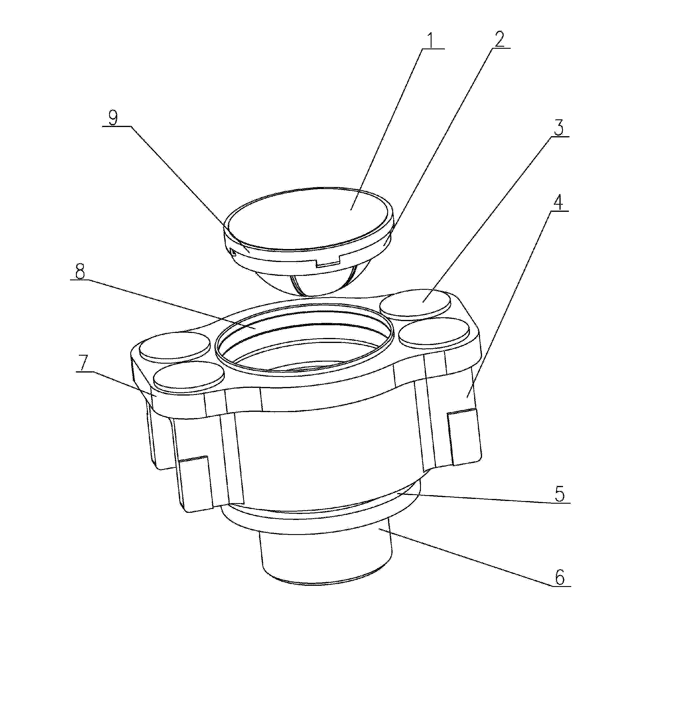 Lower side bearing for railroad car wheel truck