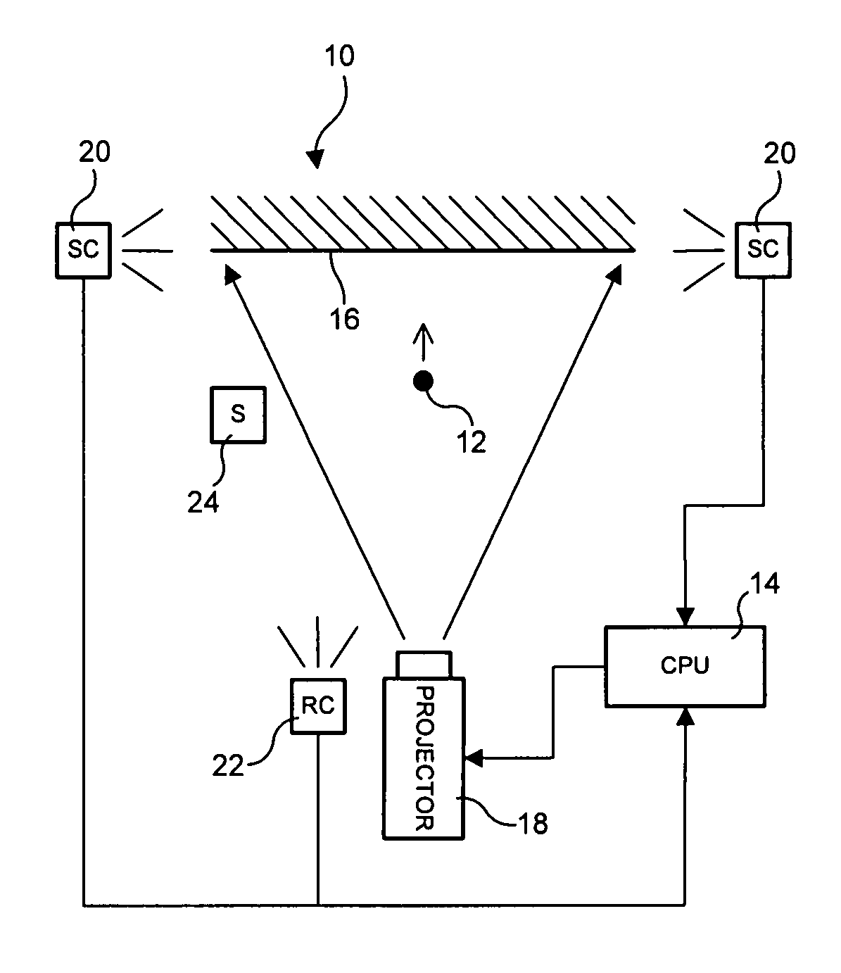 System for promoting physical activity employing impact position sensing and response