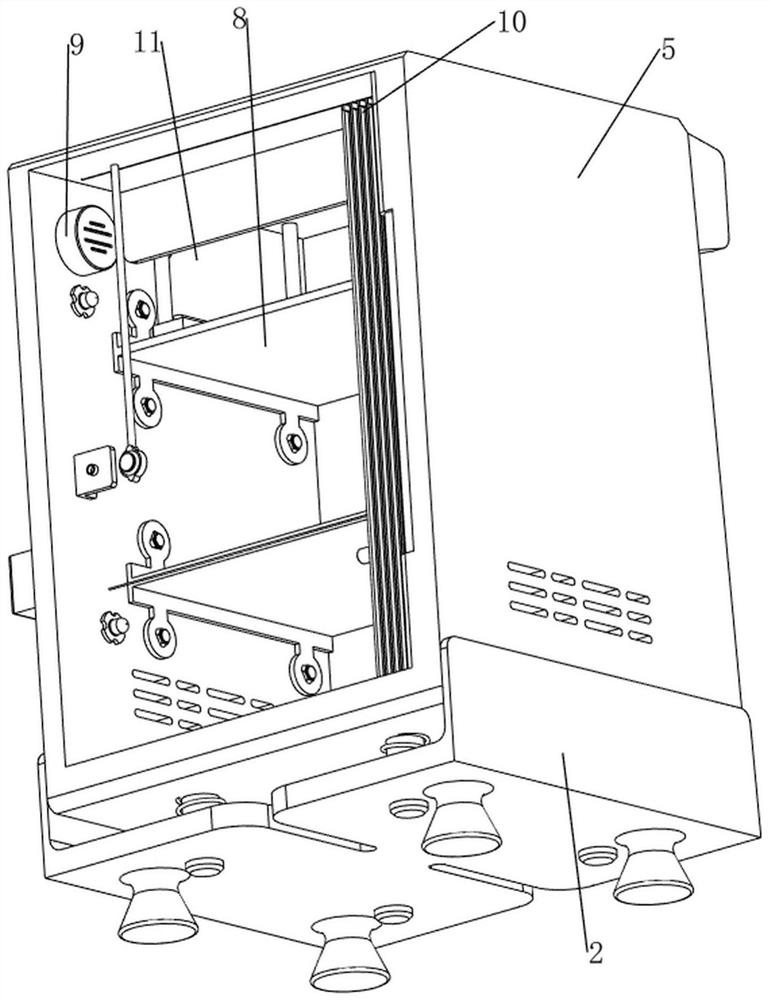 Bank special intelligent safe deposit box capable of clamping files
