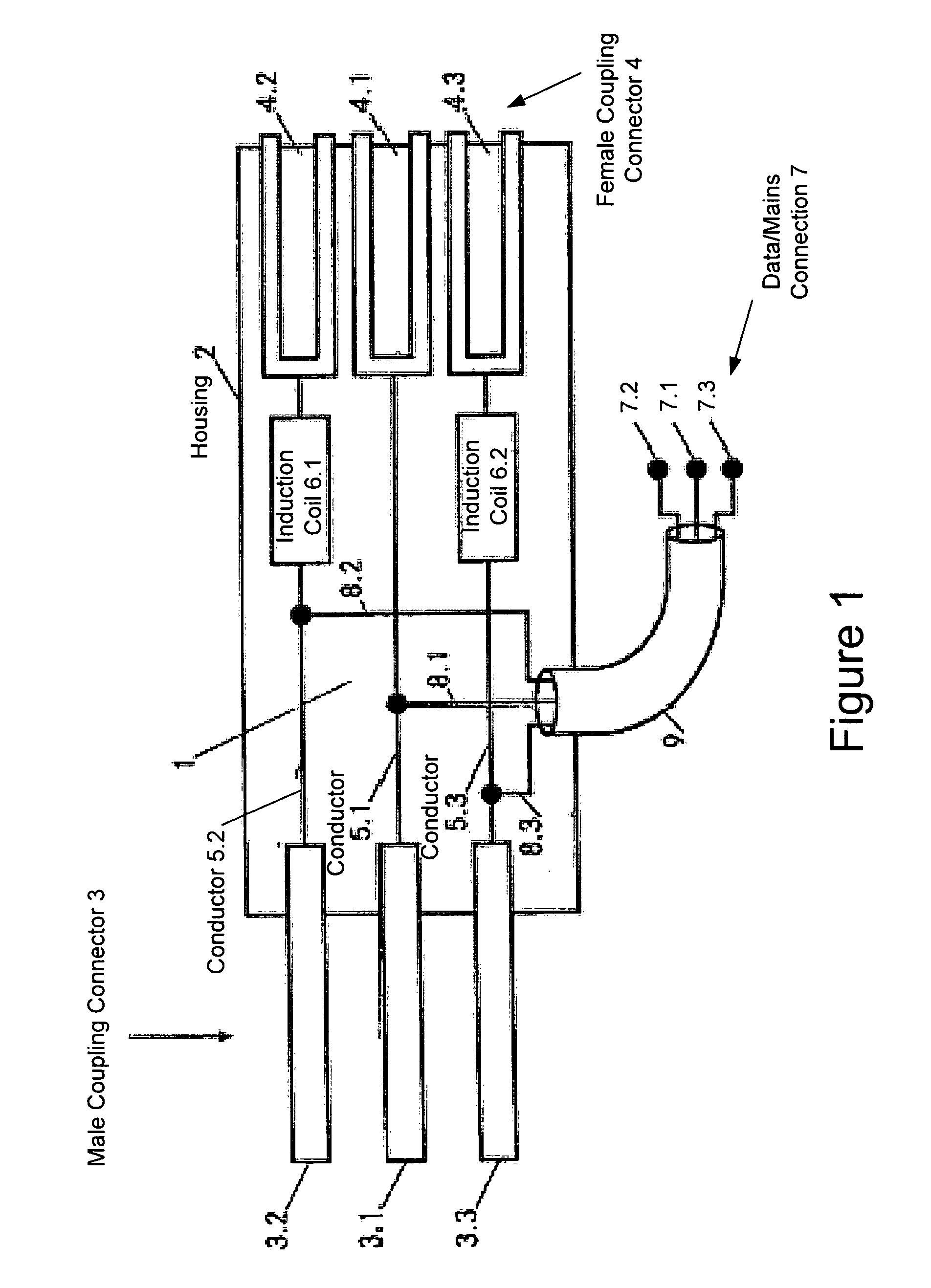 Assembly for transmitting information via a low-voltage power supply network