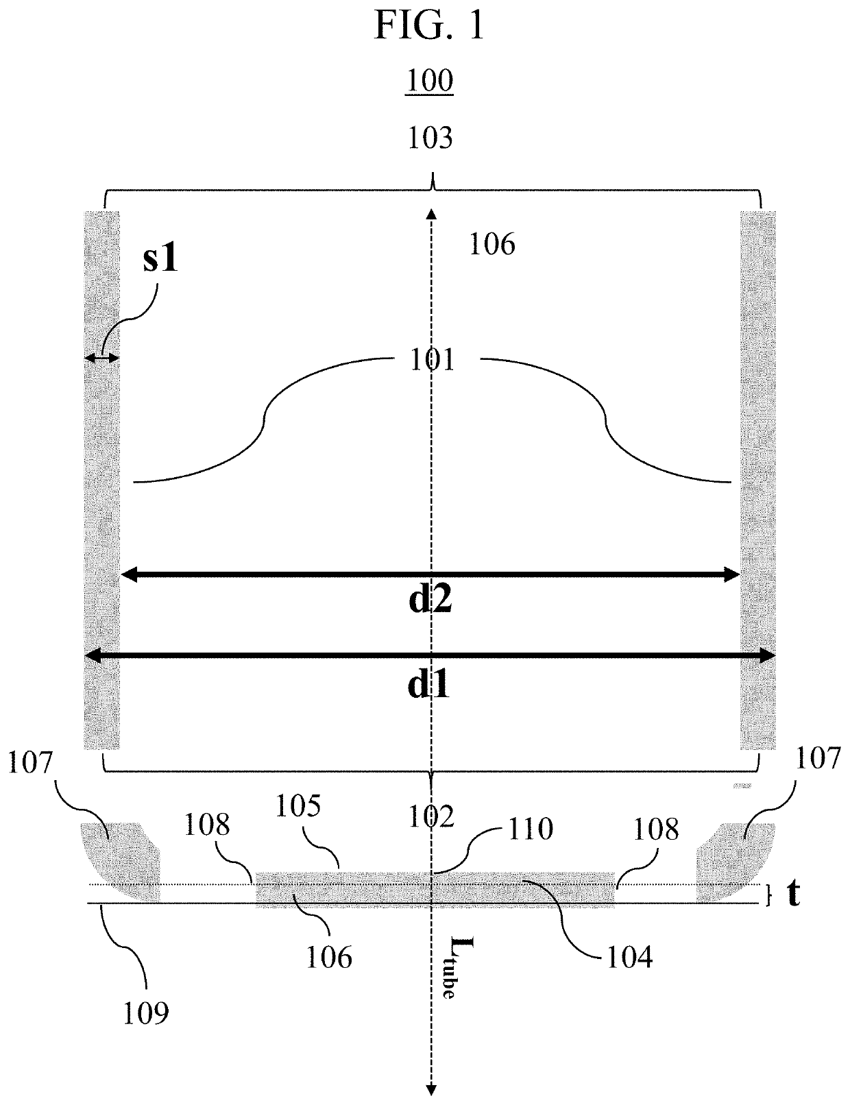 Glass container comprising a glass bottom with improved properties