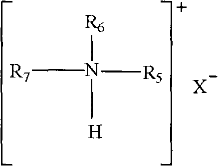 Method for preparing liquid containing metallic ions by employing extraction reaction