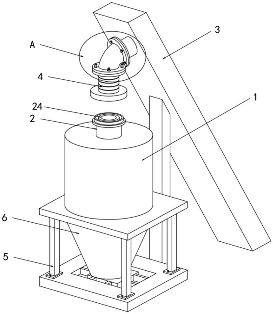 Dustproof blanking equipment for alloy ingredient processing