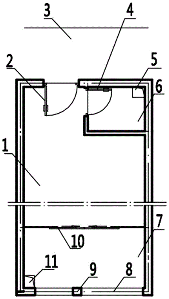 Residential type facilitating self-occupation and leasing