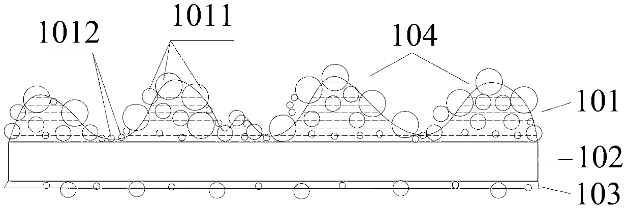 Brightening diffusion film and preparation method thereof