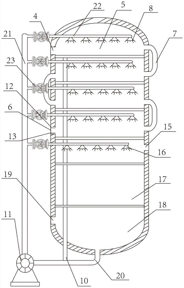 A pretreatment device for organic waste gas and its application method