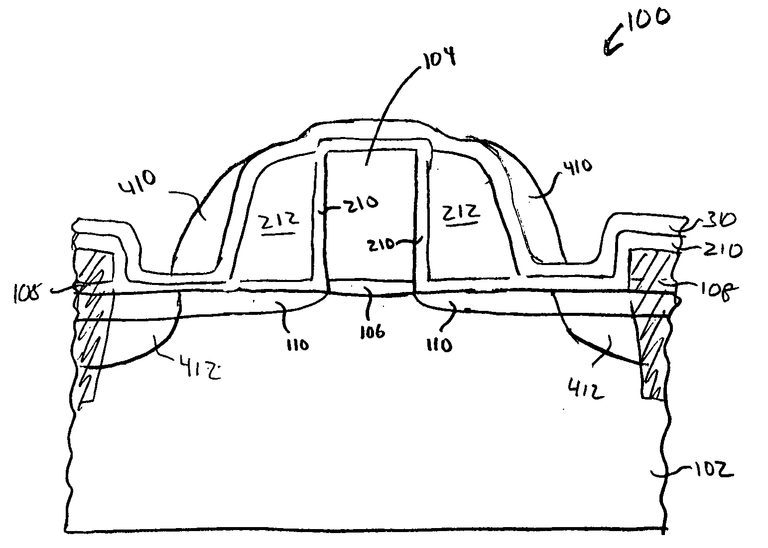 Spacer approach for CMOS devices