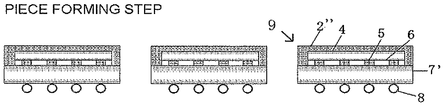 Wafer mold material and method for manufacturing semiconductor apparatus