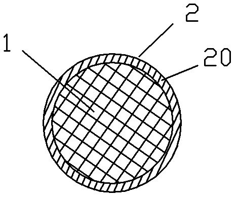 Conductor composite material in high-frequency communication cable and high-frequency communication cable made by conductor composite material