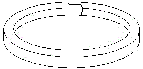 Piston ring structure