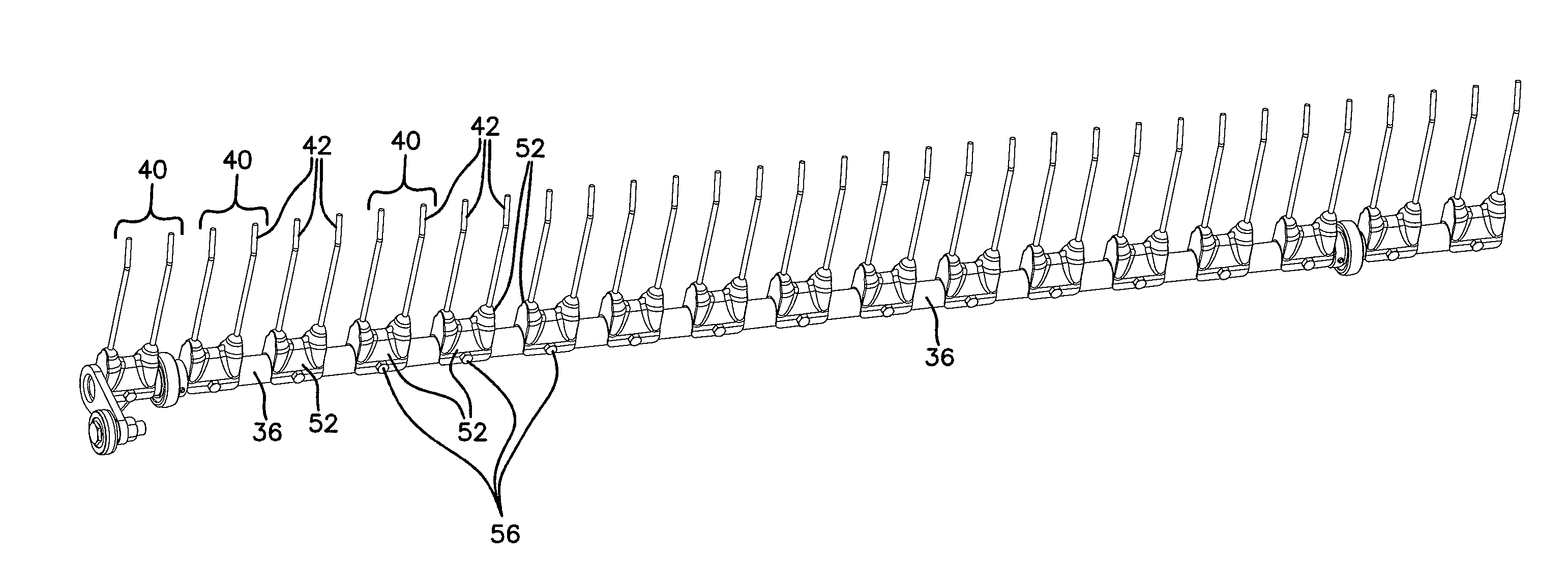 Tine assembly