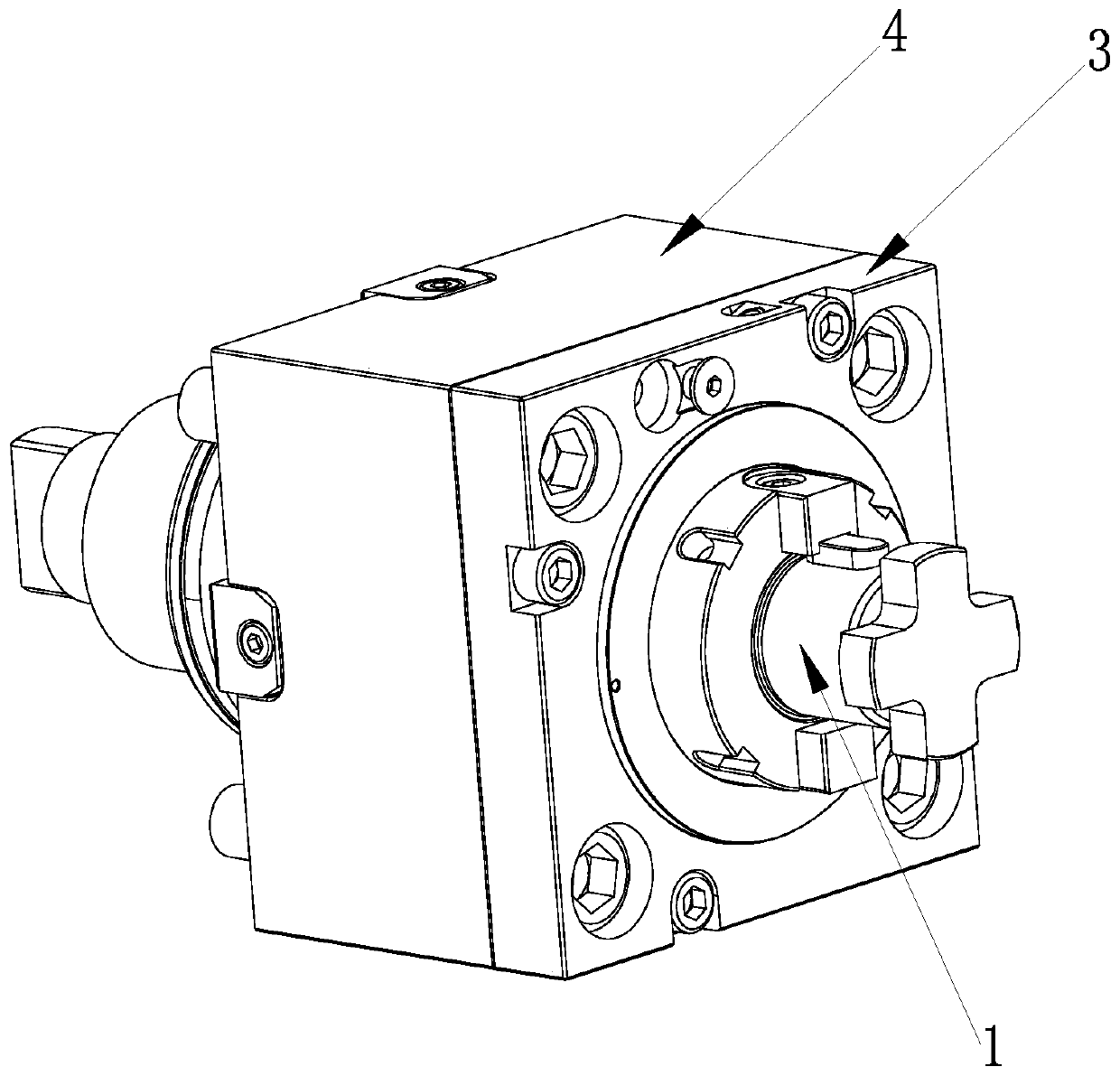 Air-tight seal structure for driven tool holder