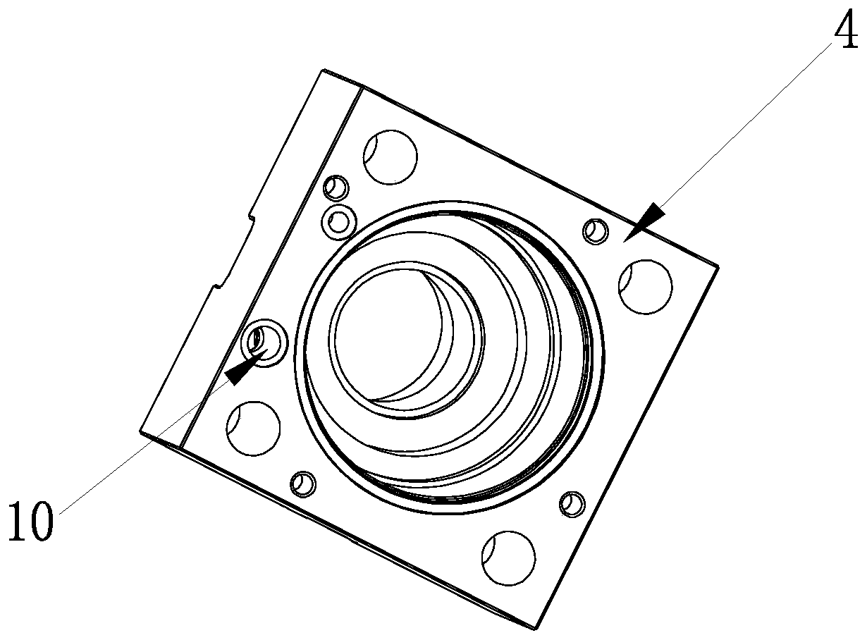 Air-tight seal structure for driven tool holder