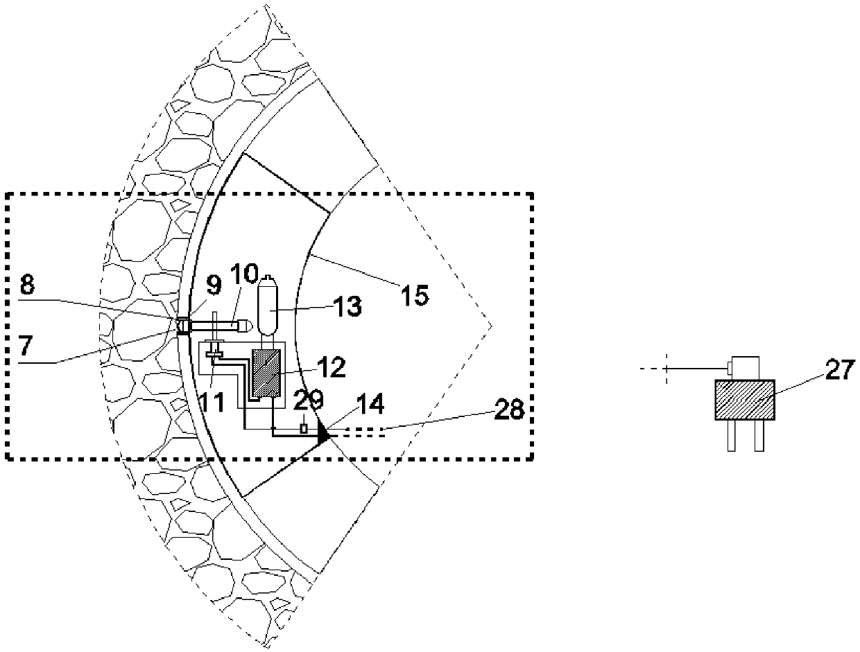 Equipped device and method for seismic wave advanced prediction for double-shield rock boring machine