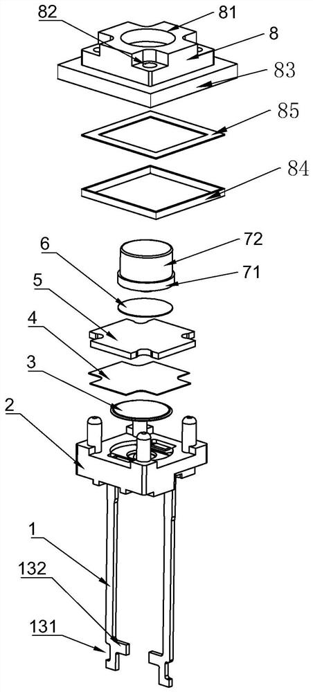 A waterproof tact switch