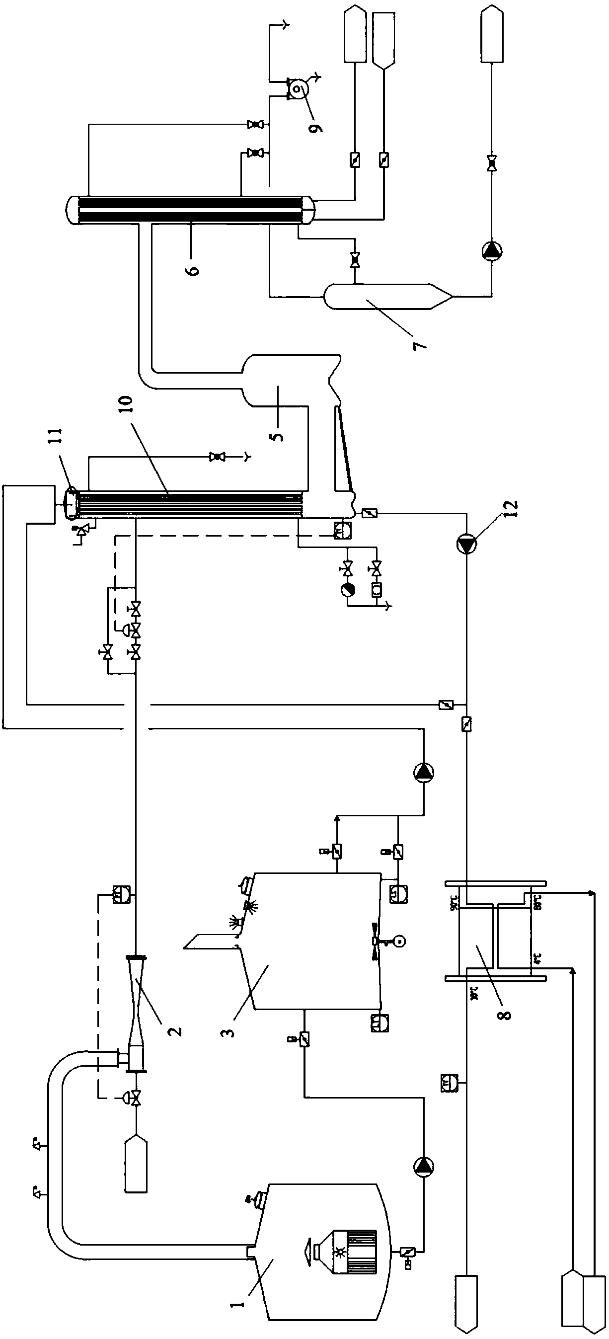 Wort boiling method and device in beer brewing