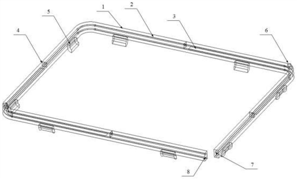 A ceiling type indoor heating device