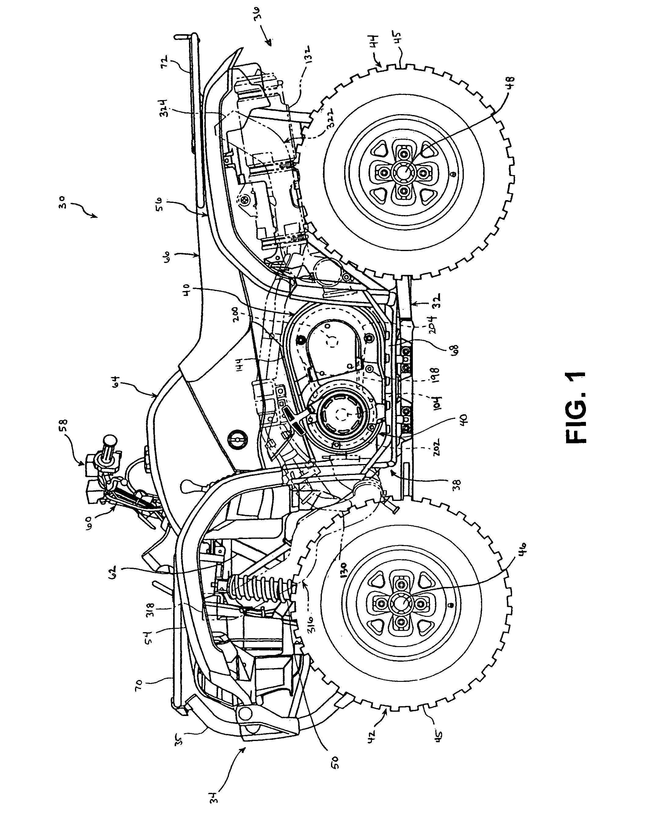 Drive belt cooling structure for engine
