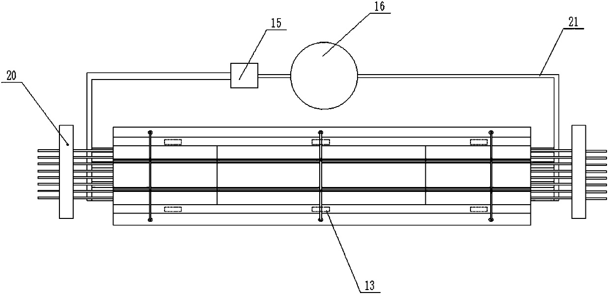 Preparation method of flow-state concrete laminated slab