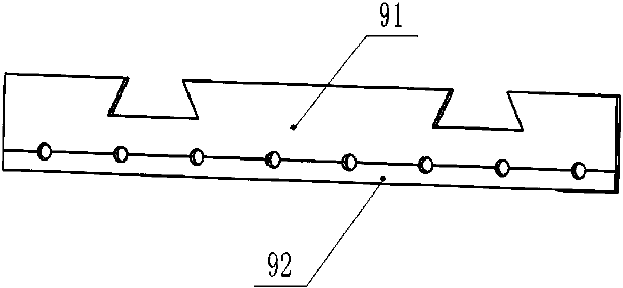 Preparation method of flow-state concrete laminated slab