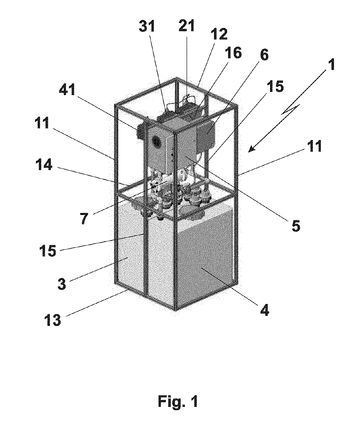 Constructive arrangement introduced in an oxidizing solution generator