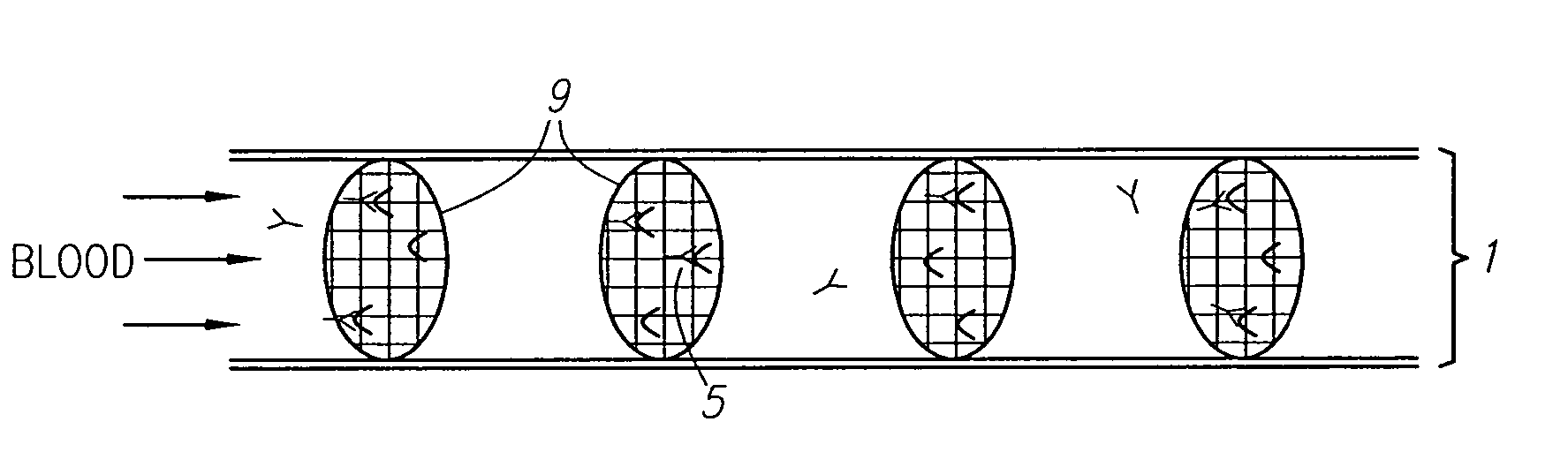 Method for reducing the number of unwanted molecules in blood