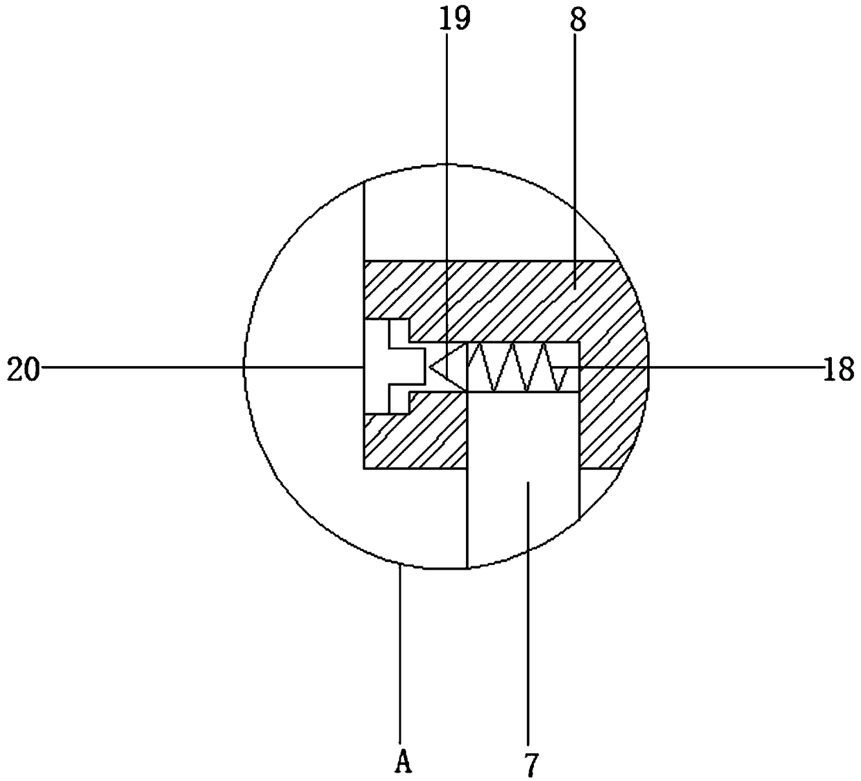 Electromagnetic chuck for transferring metal pressing block