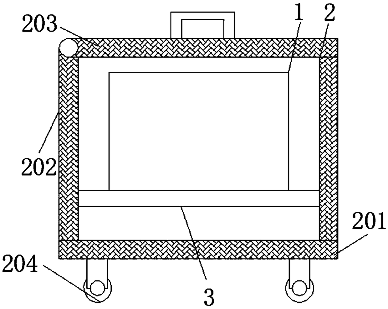 Device for containing live half-incubated eggs