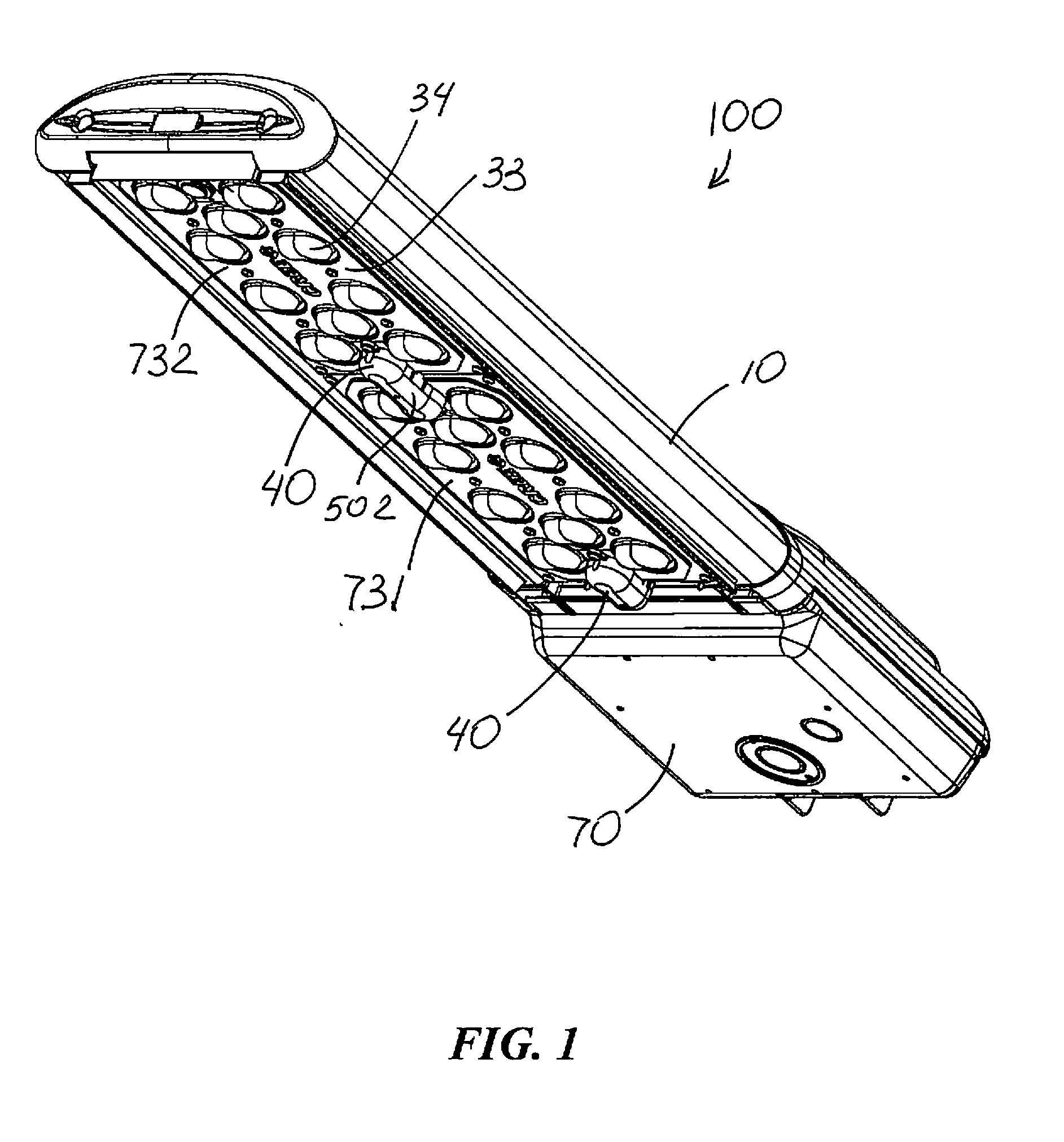 LED light fixtures with arrangement for electrical connection