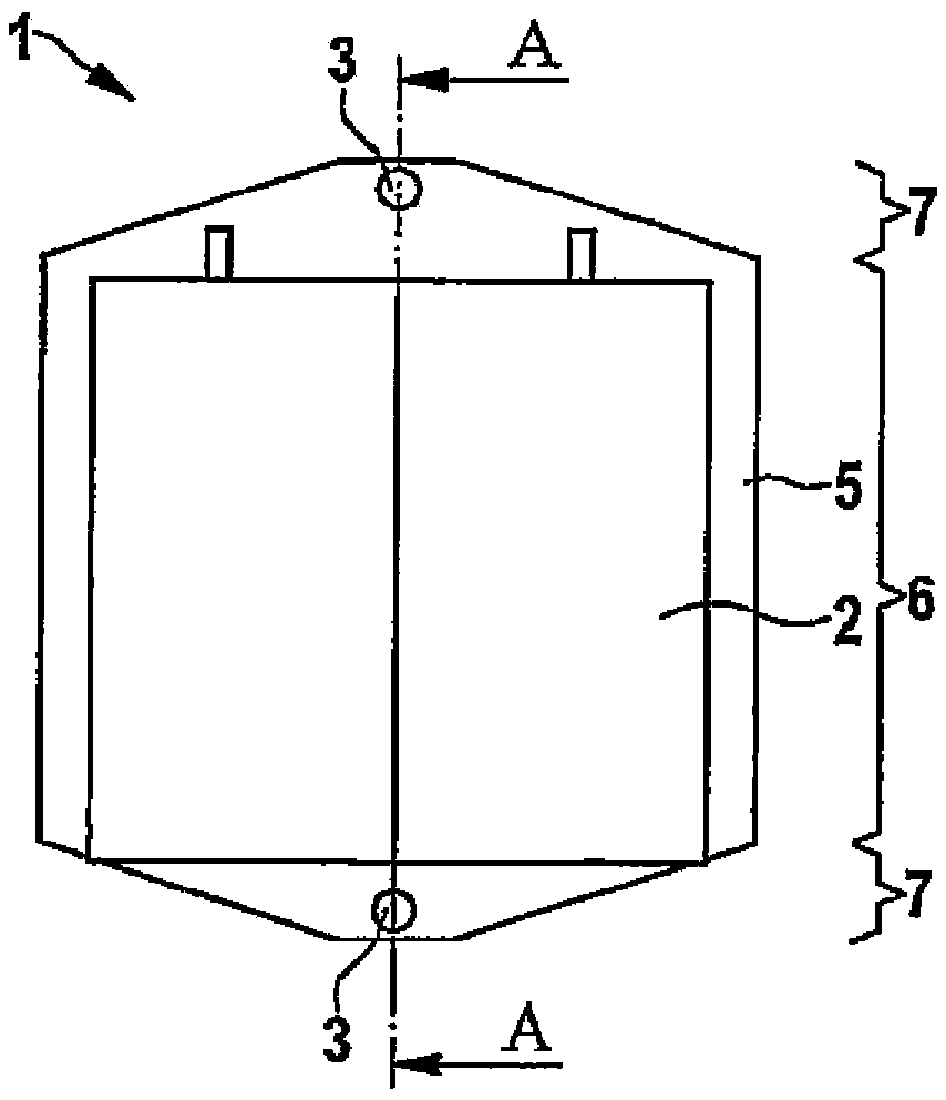 Battery system having battery cells and an apparatus for controlling the temperature of the battery cells