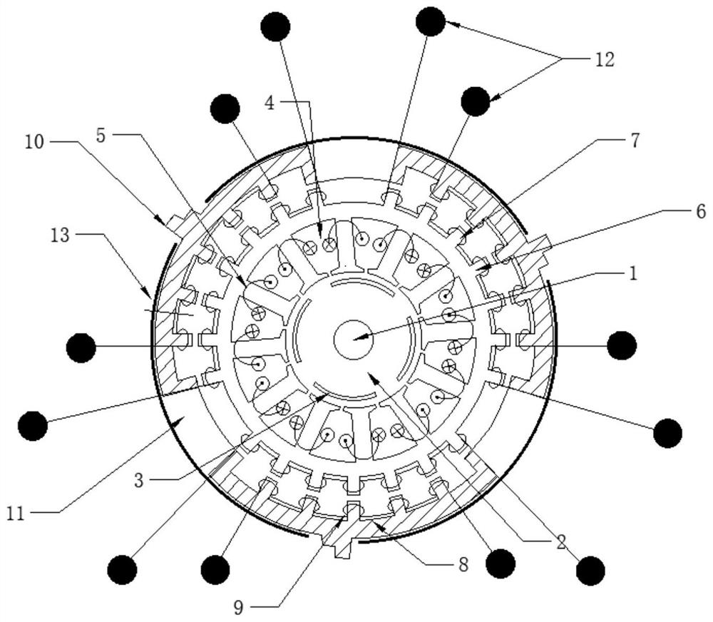 An ultra-high-speed integrated motor with stepless adjustment of internal inductance