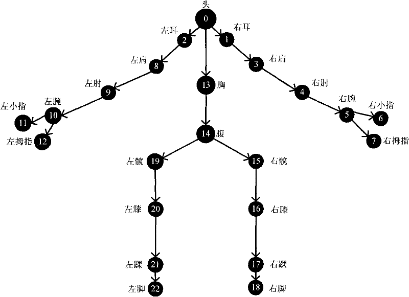 Mark point identification initializing method based on principal components analysis (PCA) in motion capture system