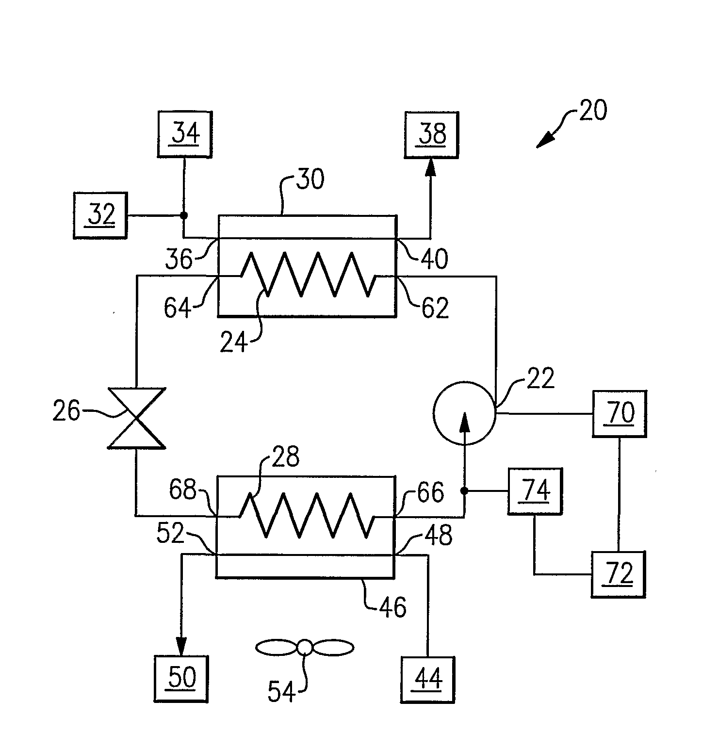 Heat Pump Water Heating System Using Variable Speed Compressor