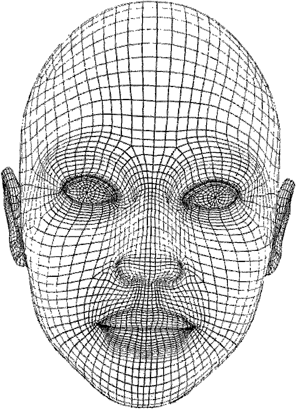 Method for controlling color changes of virtual human face
