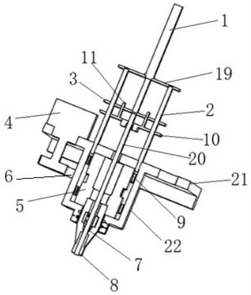 Laser-assisted friction stir additive welding tool and device
