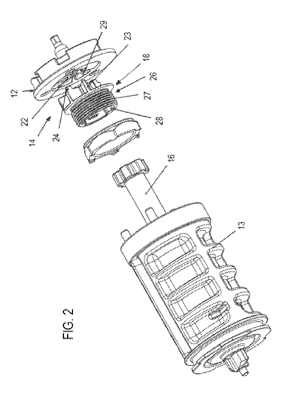 Self-locking belt retractor for a  seat belt device of a motor vehicle