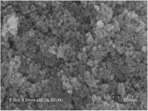 Magnetic Fe3O4@PS-TMT nanoparticle with adsorption function and preparation method thereof
