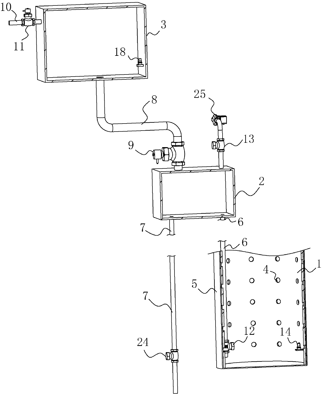 Slope drainage system