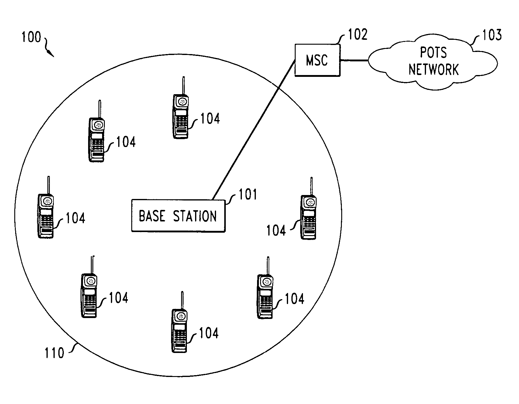 Method of minimizing reverse channel interference caused by an abnormally high number of access attempts in a wireless communications system