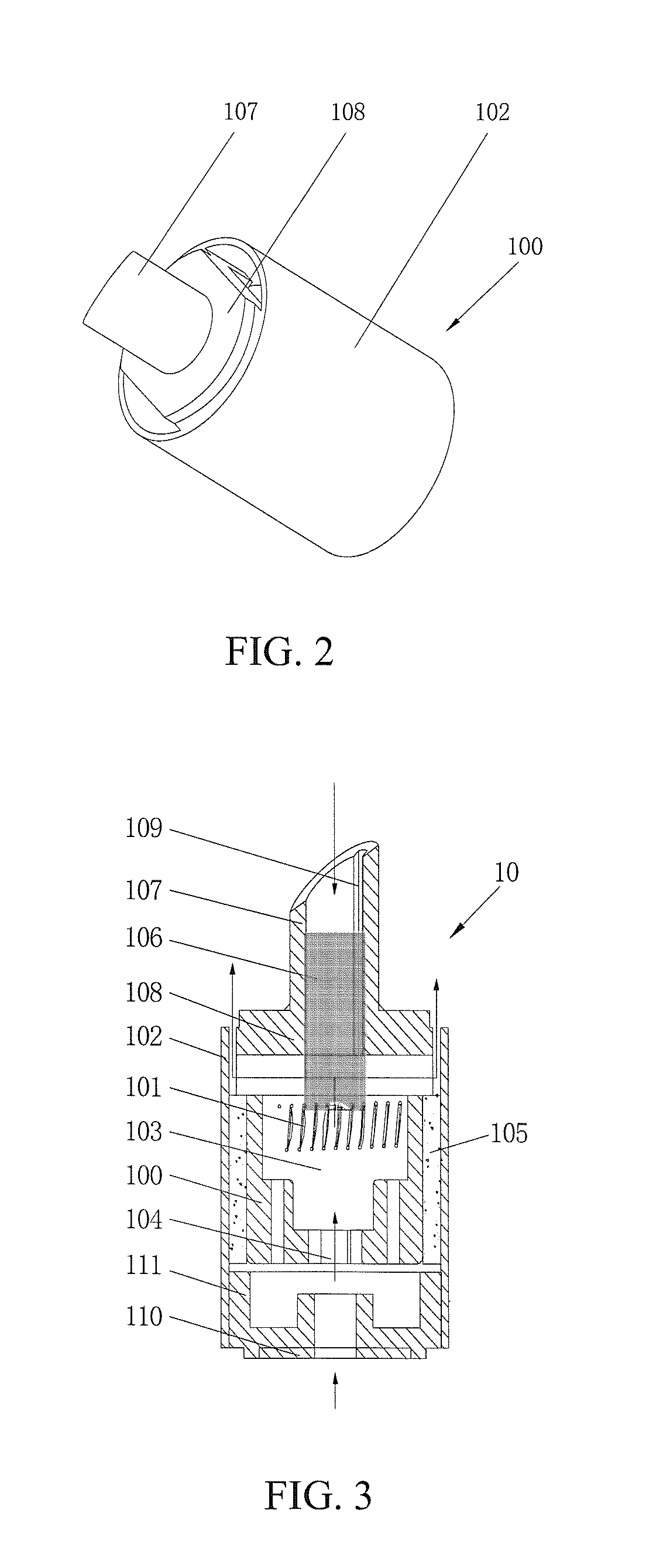 Replaceable universal atomizing head