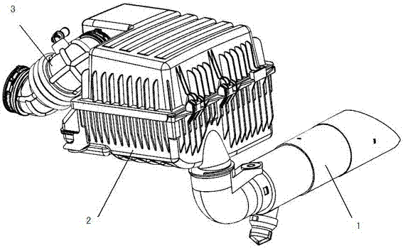 A car engine air intake system