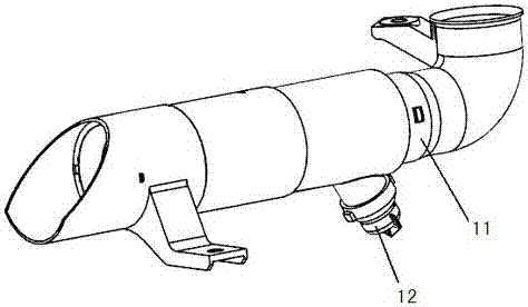 A car engine air intake system