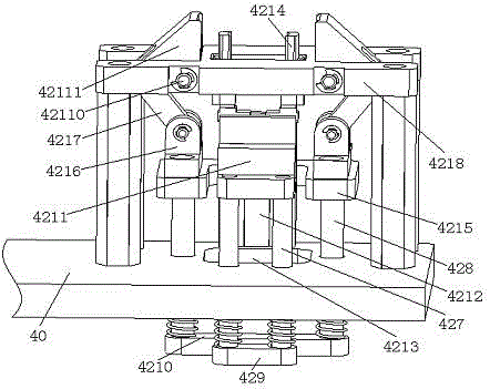 Positioning device of brake pump sealing ring feeding machine