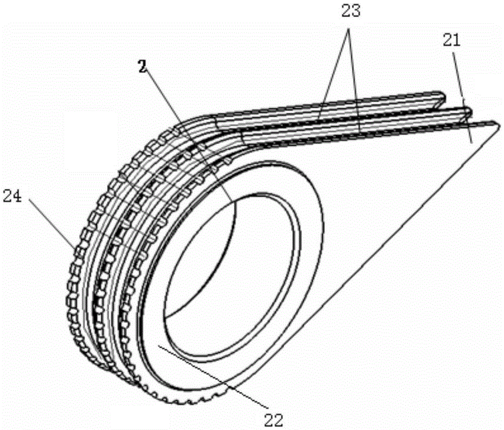 Light aviation bearing rod piece and producing method thereof