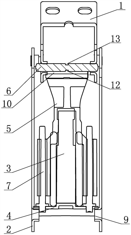 Freezer buffer hinge with power assisting and hovering functions