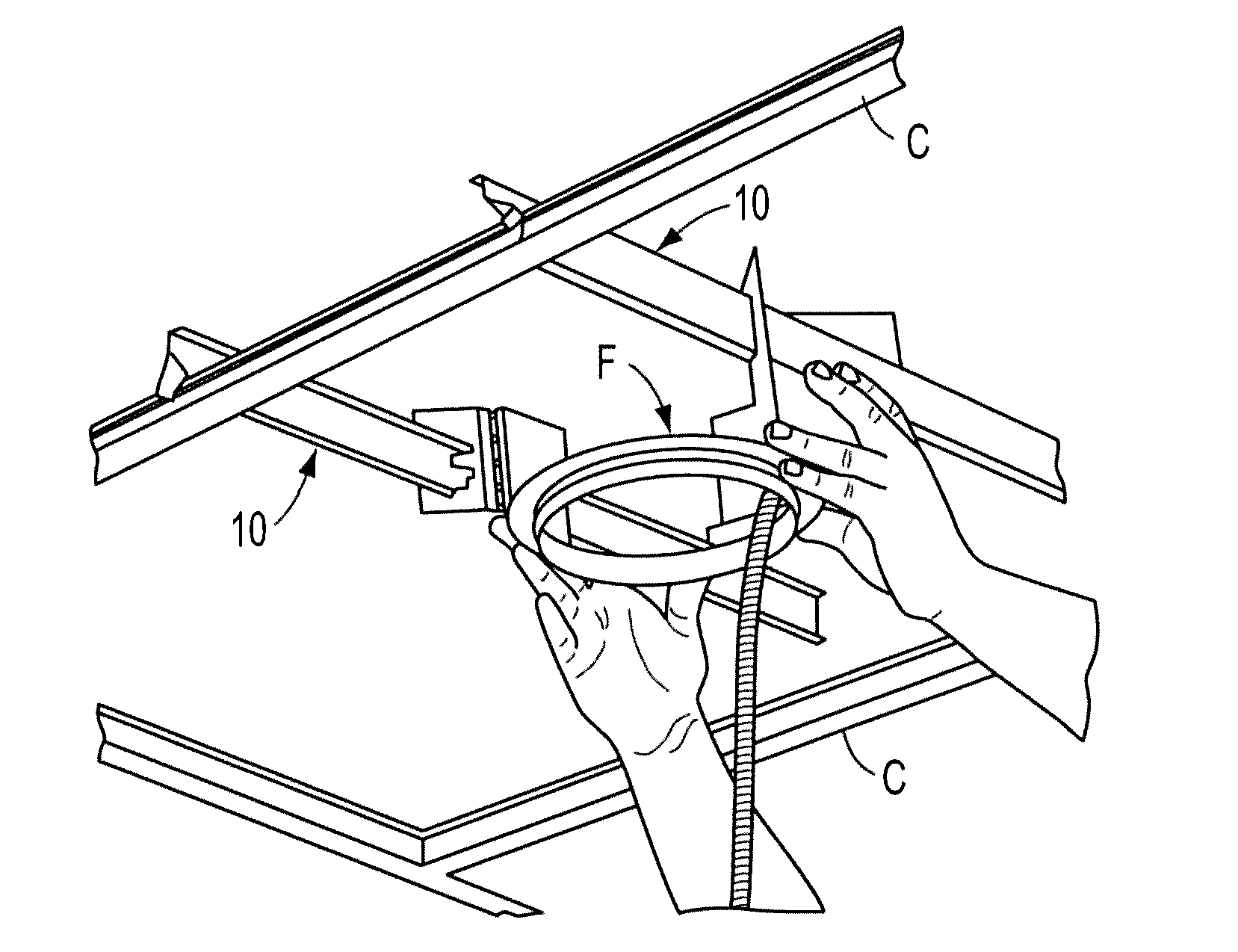 Fixture hanger assembly