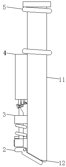 Wax outlet dropper of automatic opening and closing type wax block embedding machine for tumor tissue