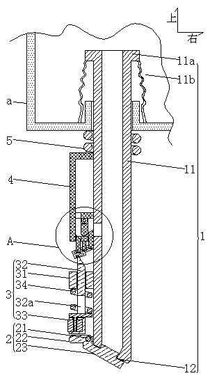 Wax outlet dropper of automatic opening and closing type wax block embedding machine for tumor tissue