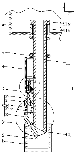 Wax outlet dropper of automatic opening and closing type wax block embedding machine for tumor tissue